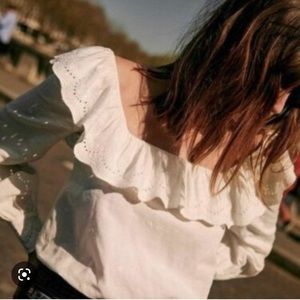 NWT Sézane Blouse Franceska 36